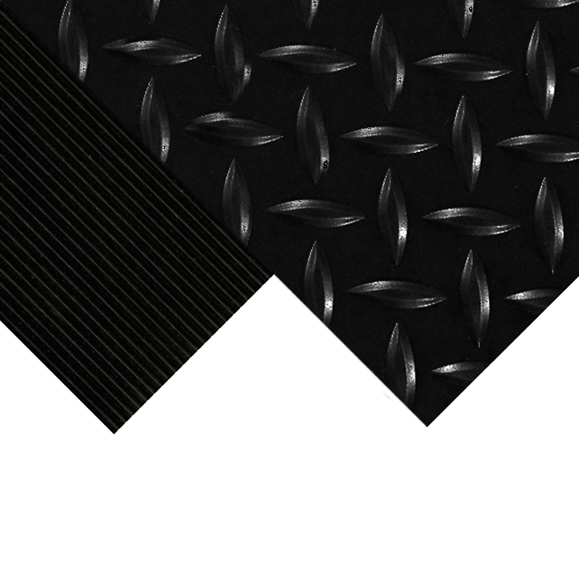 M+A Matting, Switchboard Diamond Plate Surface Non-Conductive Matting, Width 36 in, Length 900 in, Thickness 1/4 in, Model# 783